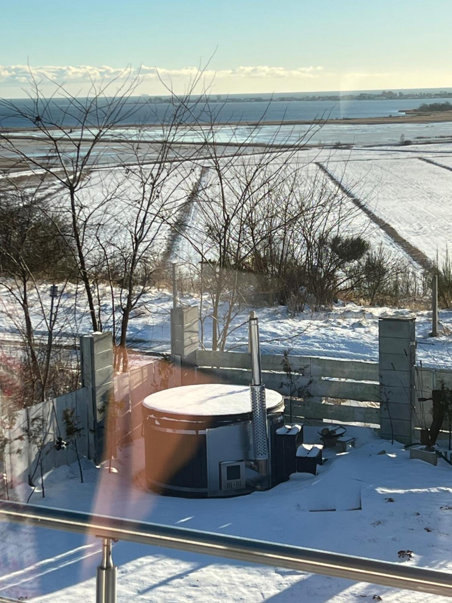 House Of Freedom With Sea View Sauna And Jacuzzi Oslonino Bagian luar foto